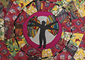 L'homme papillon collage