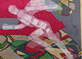 Impressions d'Afrique collage de soies