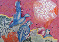 Impressions d'Afrique collage de soies